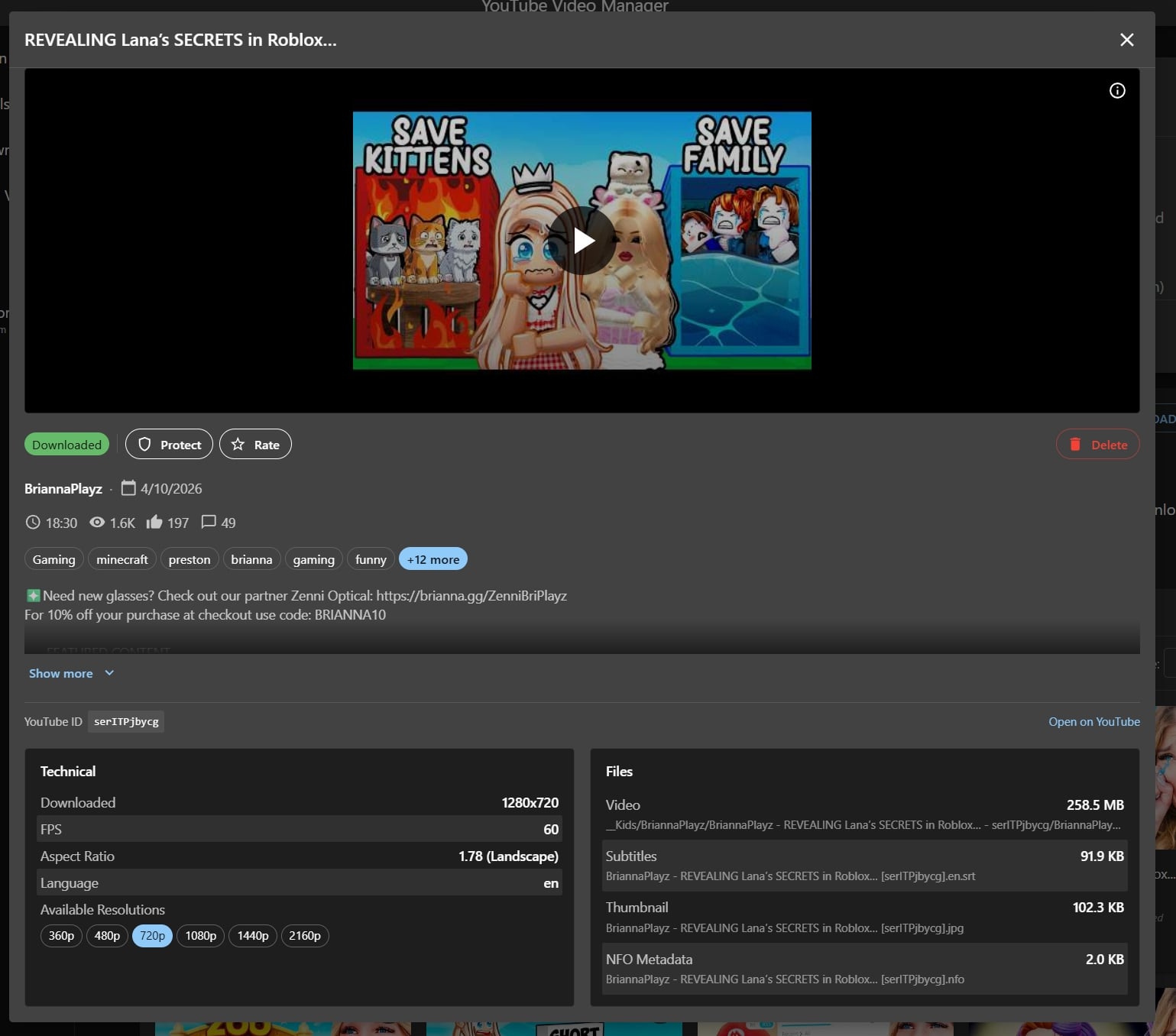 r/selfhosted - Youtarr update - self-hosted YouTube DVR, lots of new stuff since v1.48
